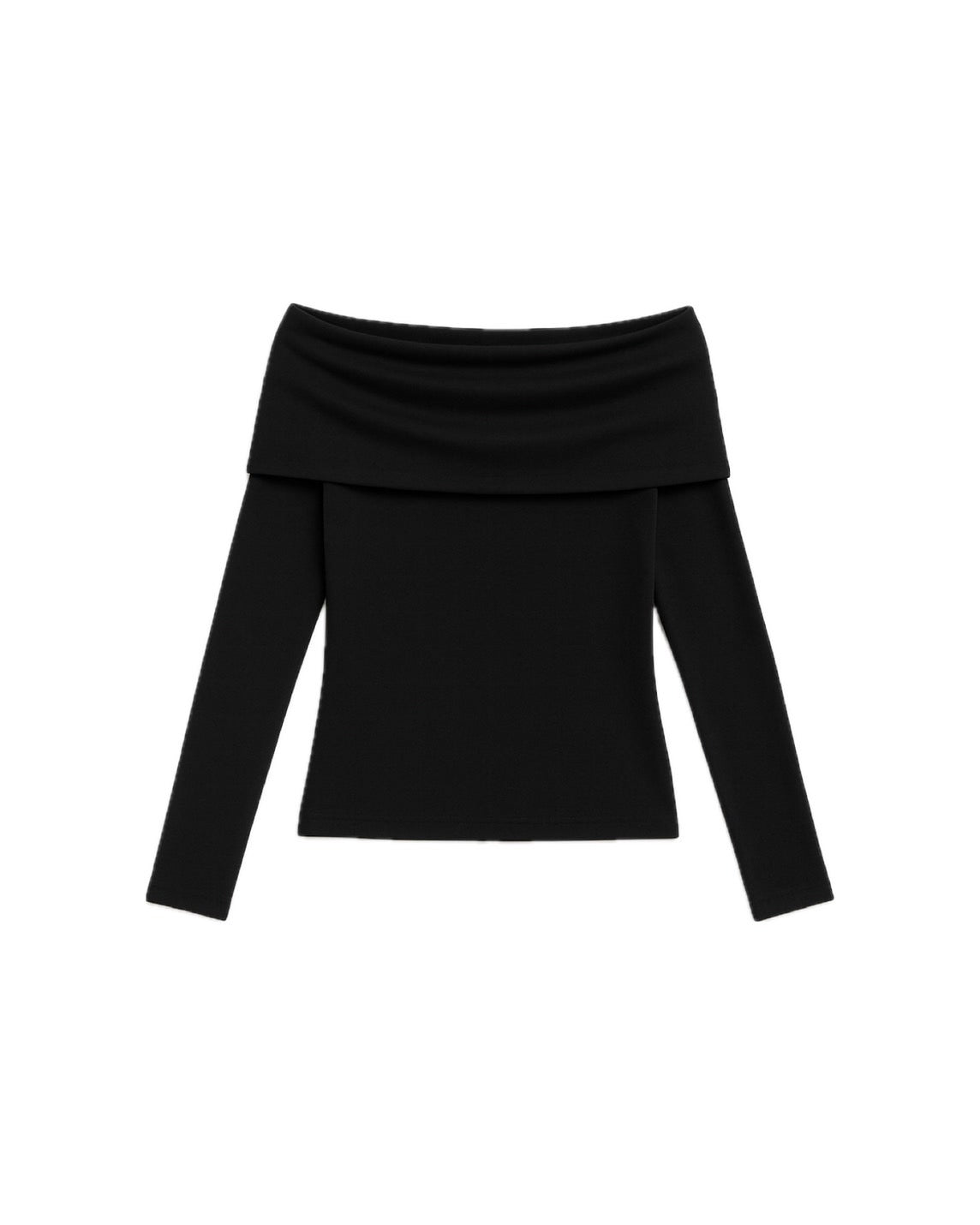【即日発送】Silk blend off-shoulder knit