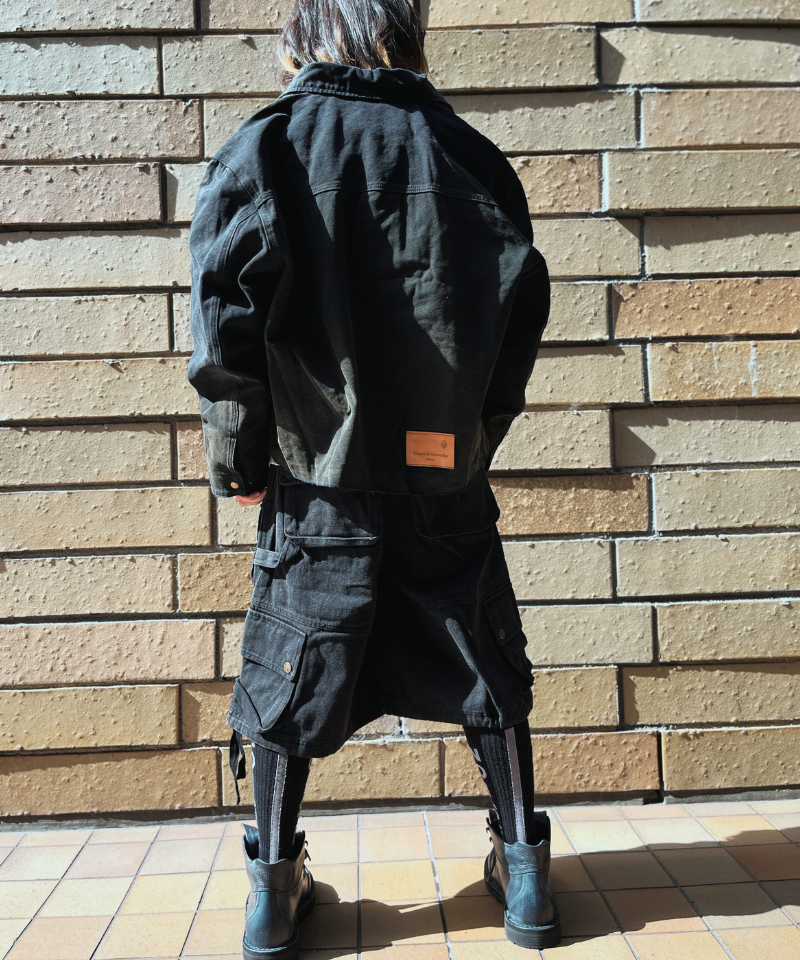 【Untitled Artworks】Workwear Jacket Black