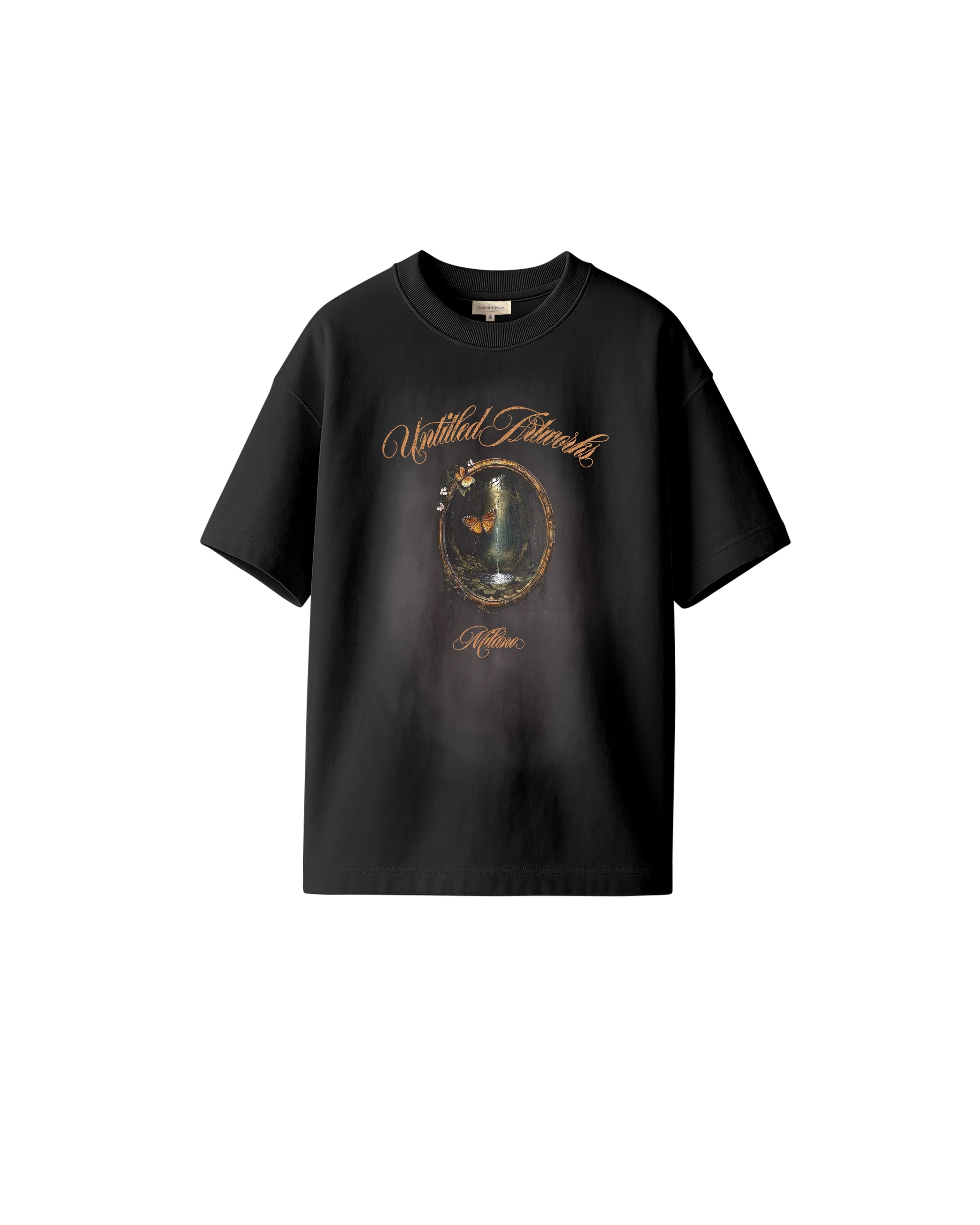 【Untitled Artworks】Tee Butterfly Black