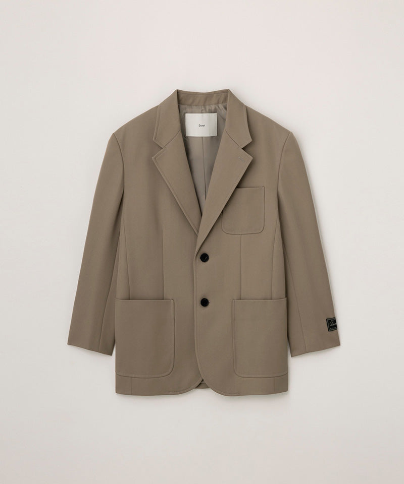 【DUNST】OVERSIZED WOOL BLAZER / CAMEL BEIGE