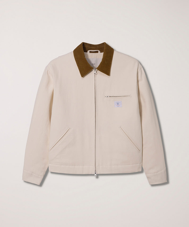 【DUNST】VINTAGE CANVAS WORK JACKET / CREAM