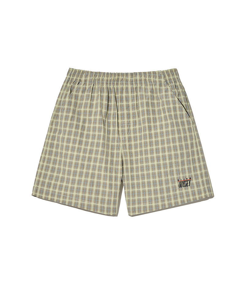 【KIJUN】Check Shorts / Beige