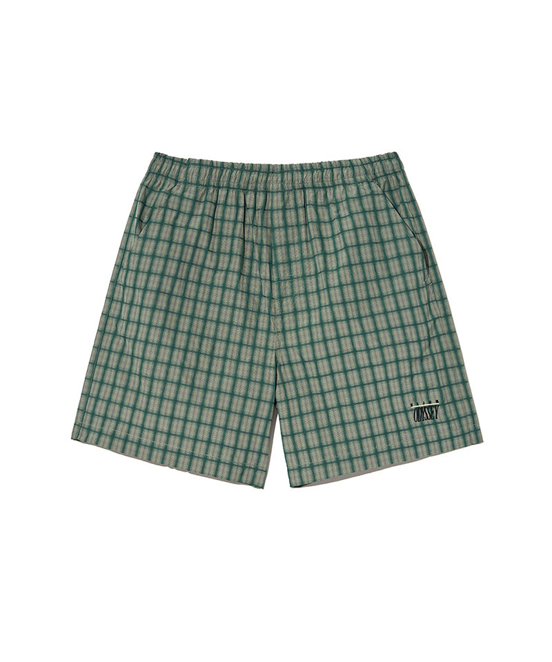 【KIJUN】Check Shorts / Green
