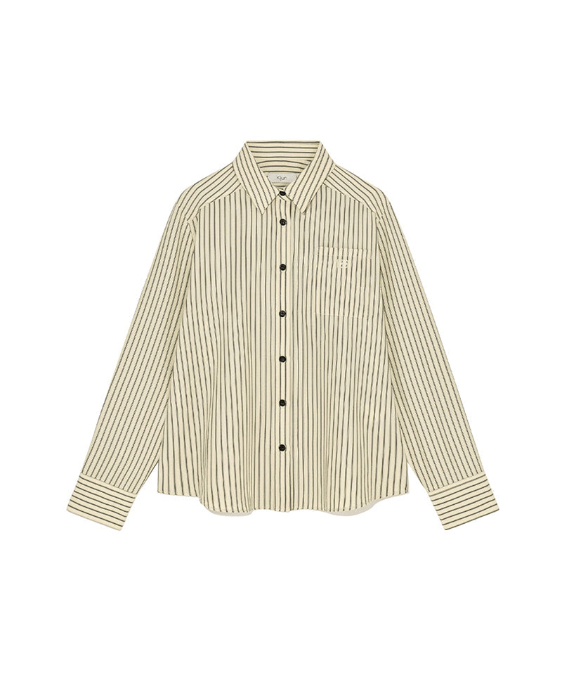【KIJUN】Stripe Shirt / Butter Stripe