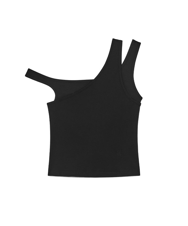 【KIJUN】Layered Tank Top / Black