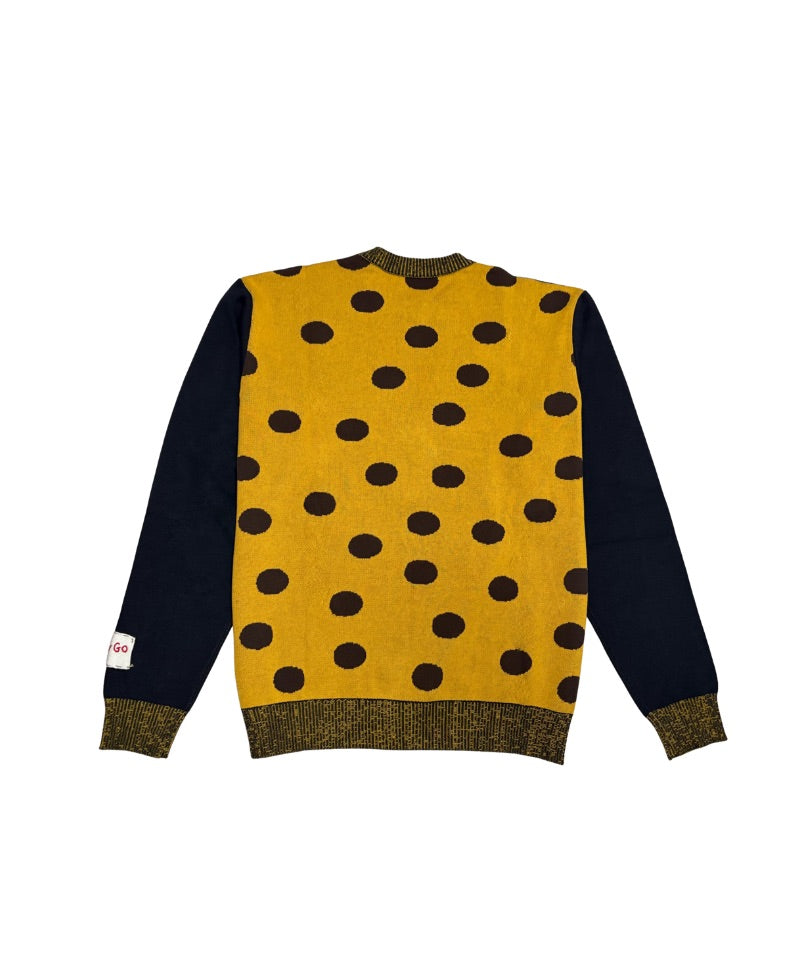 【LONGO】Man's Jacquard C-neck Hoodie