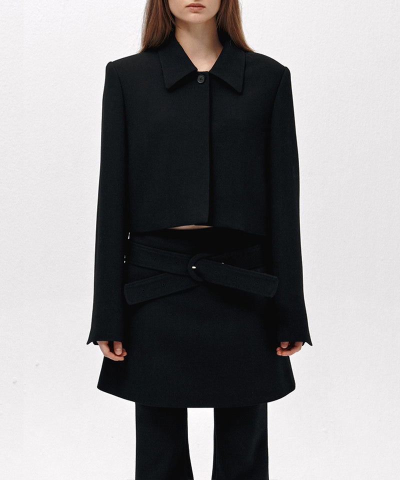 【LOW CLASSIC】CLASSIC SHORT JACKET / Black