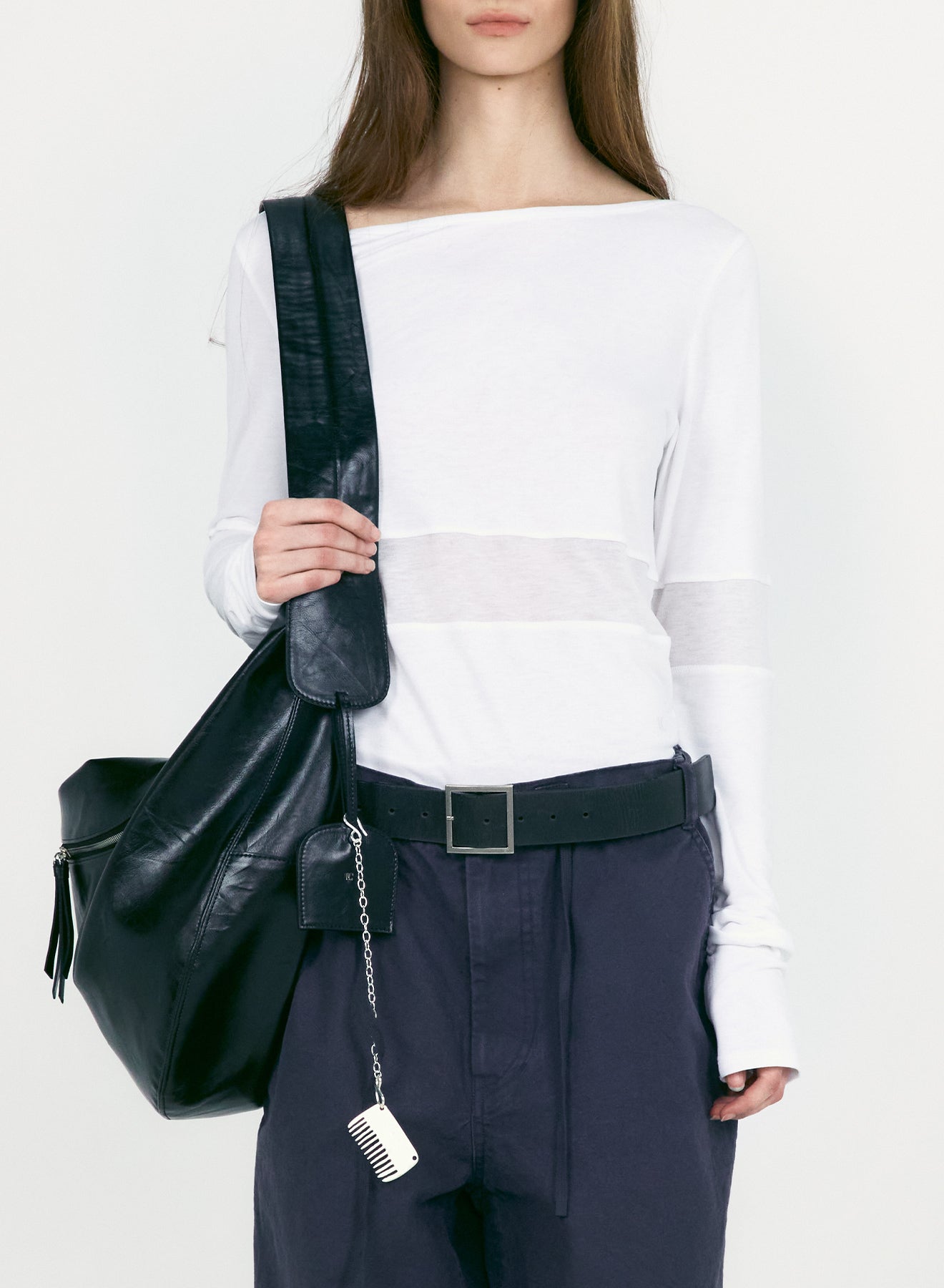 CORSET POINT SLEEVE TOP