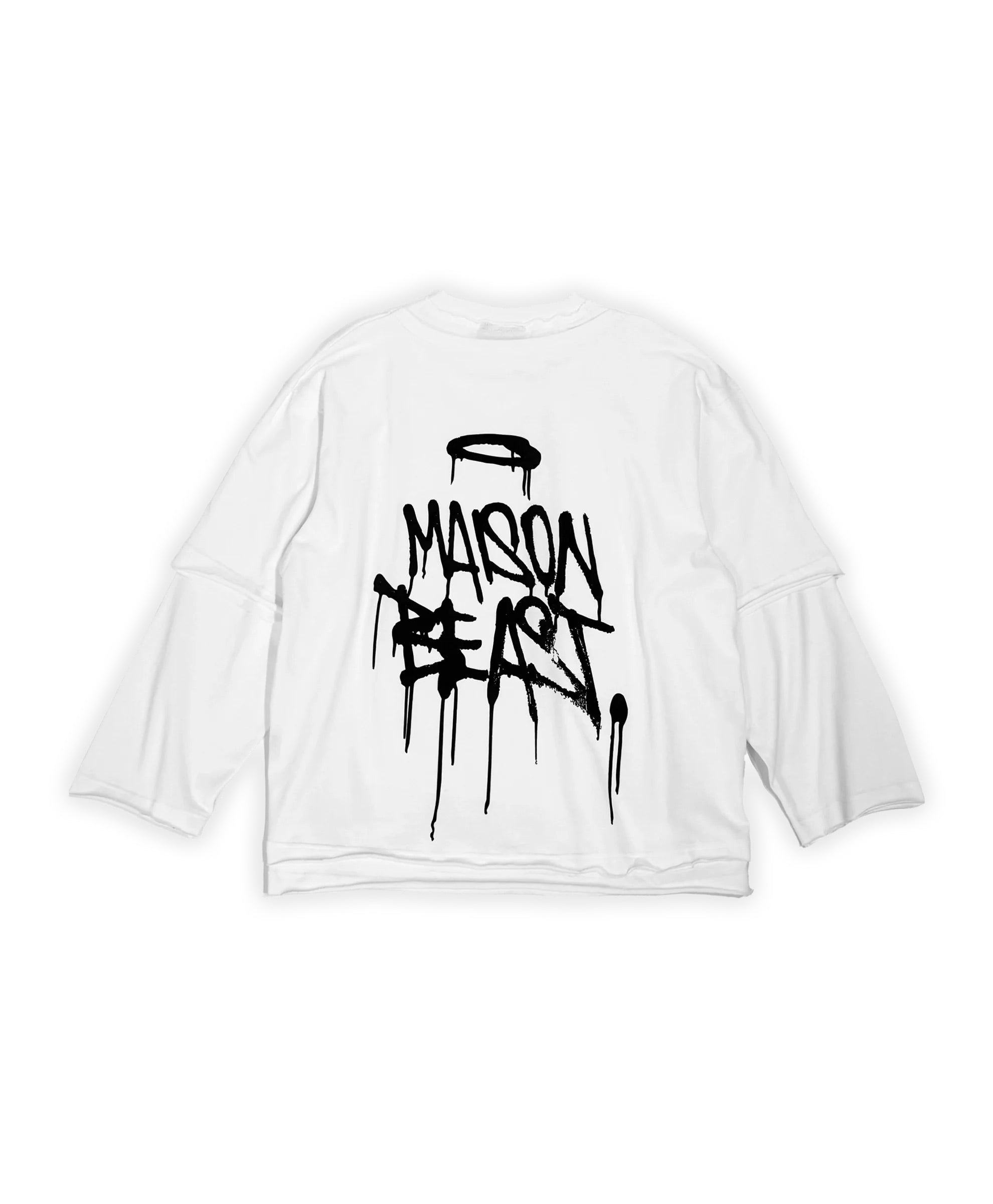 【Maison Beast】Double Layered Long Sleeve Tee