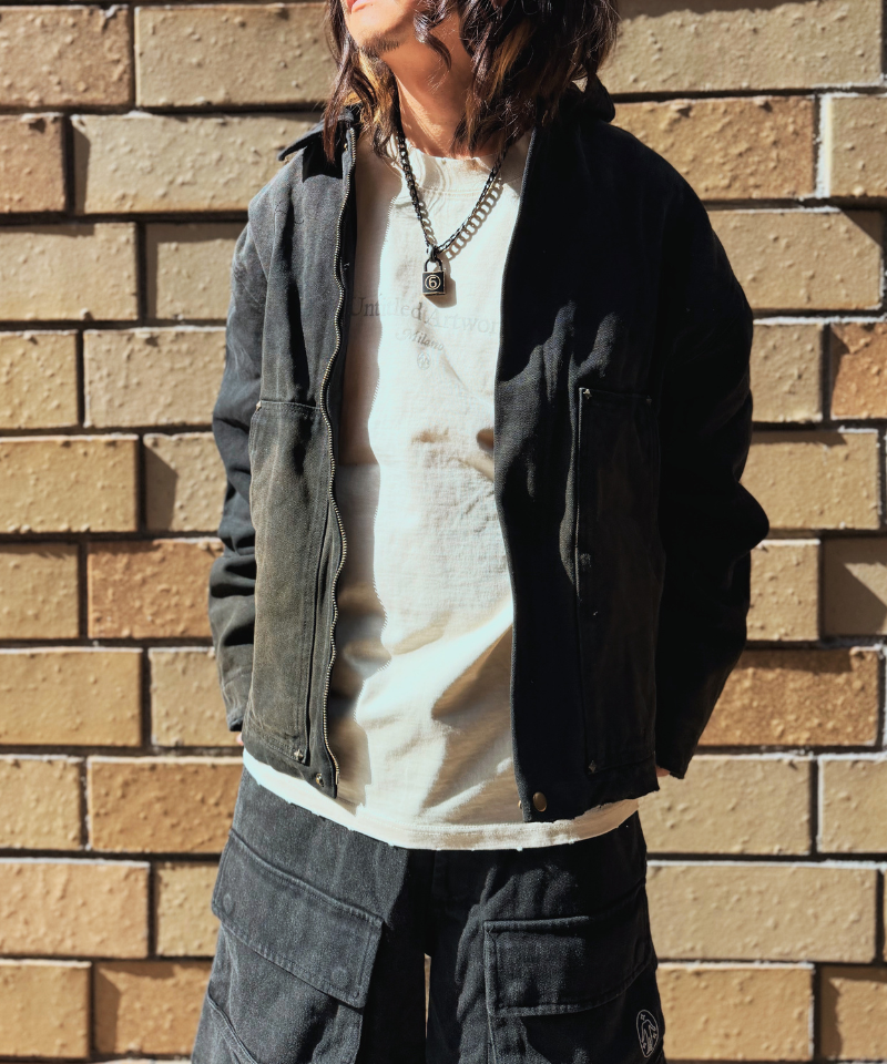 【Untitled Artworks】Workwear Jacket Black