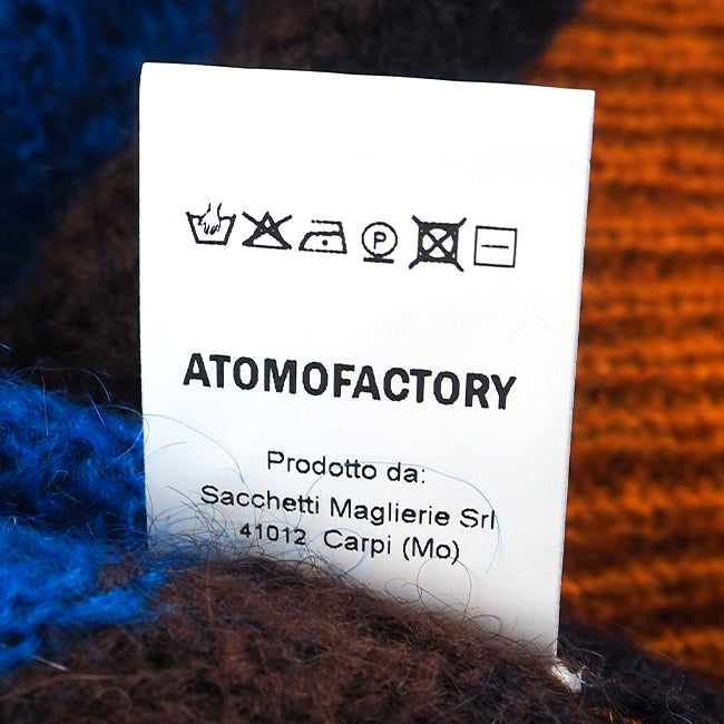 ATOMOFACTORY アトモファクトリー ブイネック ニット セーター AI23AFU80