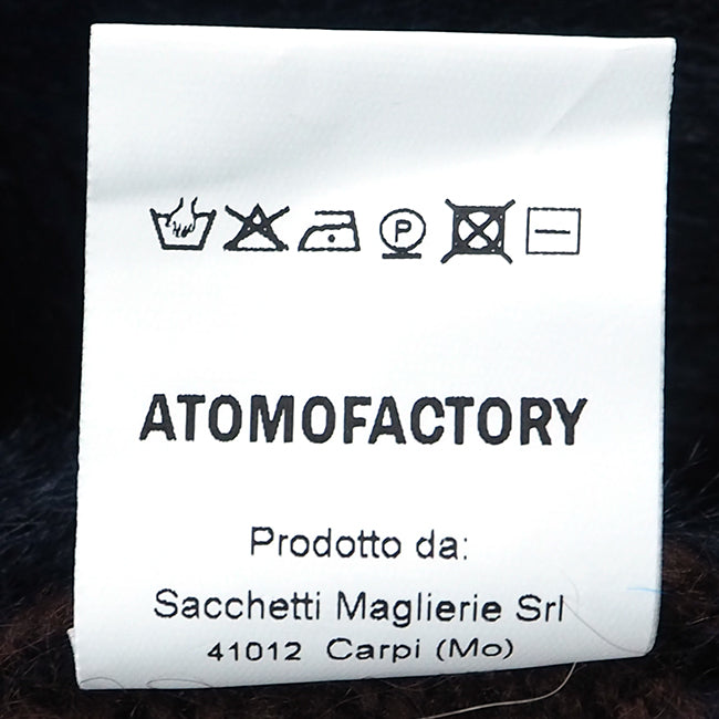 ATOMOFACTORY 아토모 팩토리 칼라 첨부 하이넥 니트 스웨터 AI23AFU02