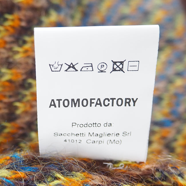 ATOMOFACTORY アトモファクトリー 襟付き ニット セーター AI23AFU68