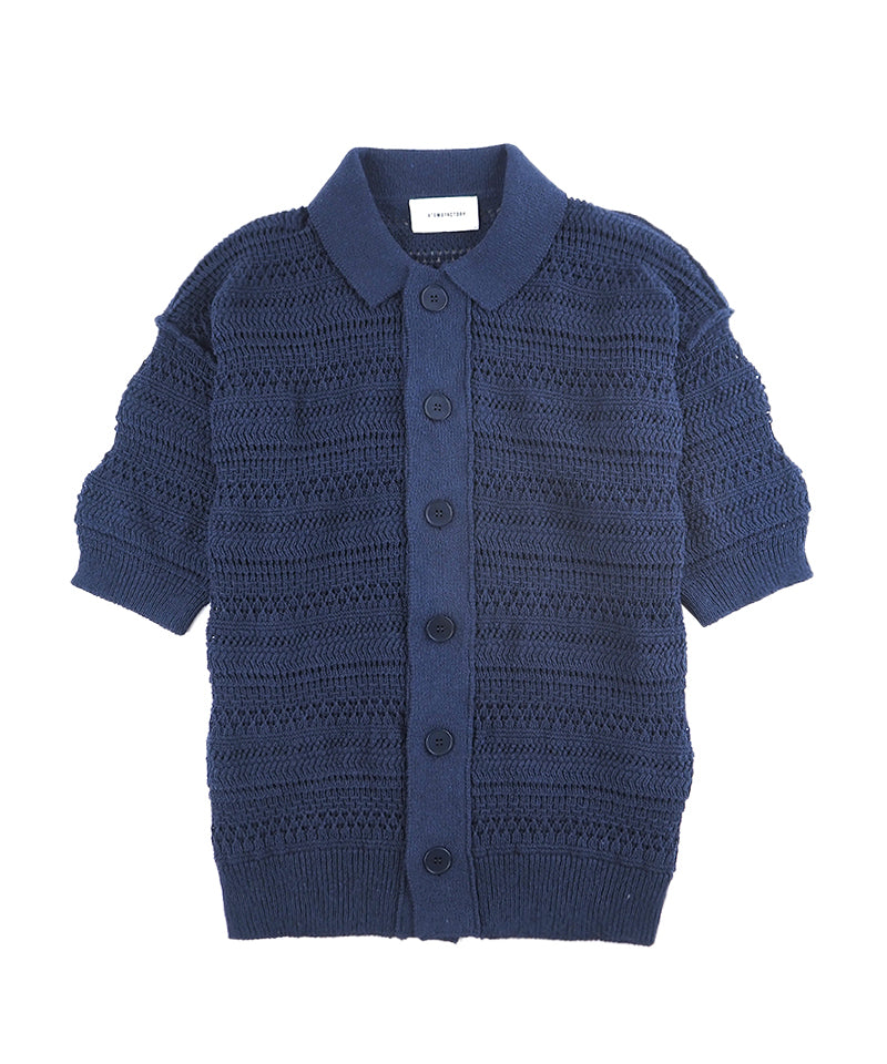 【ATOMOFACTORY】CAMICIA M/C PTO OPERATO / 07B BLU