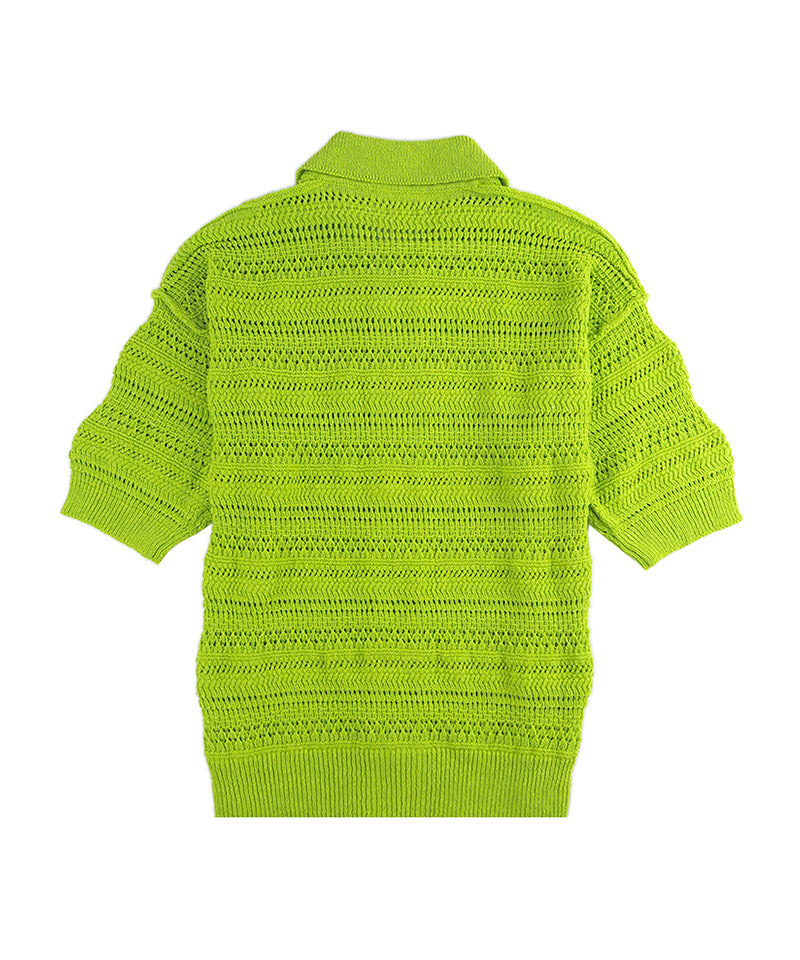 【ATOMOFACTORY】CAMICIA M/C PTO OPERATO / 40 LIME