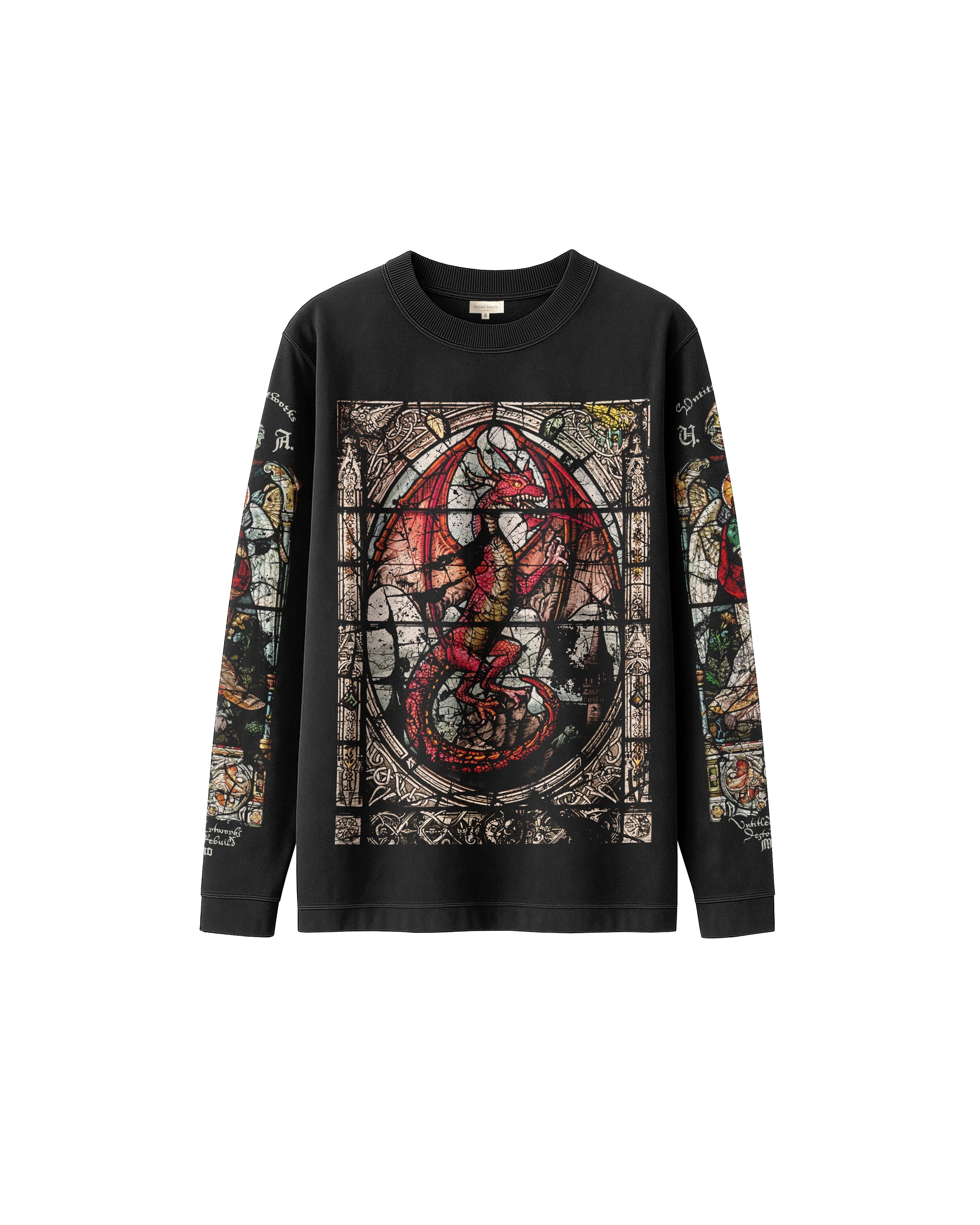 【Untitled Artworks】Tee Long Sleeve Cathedral Black