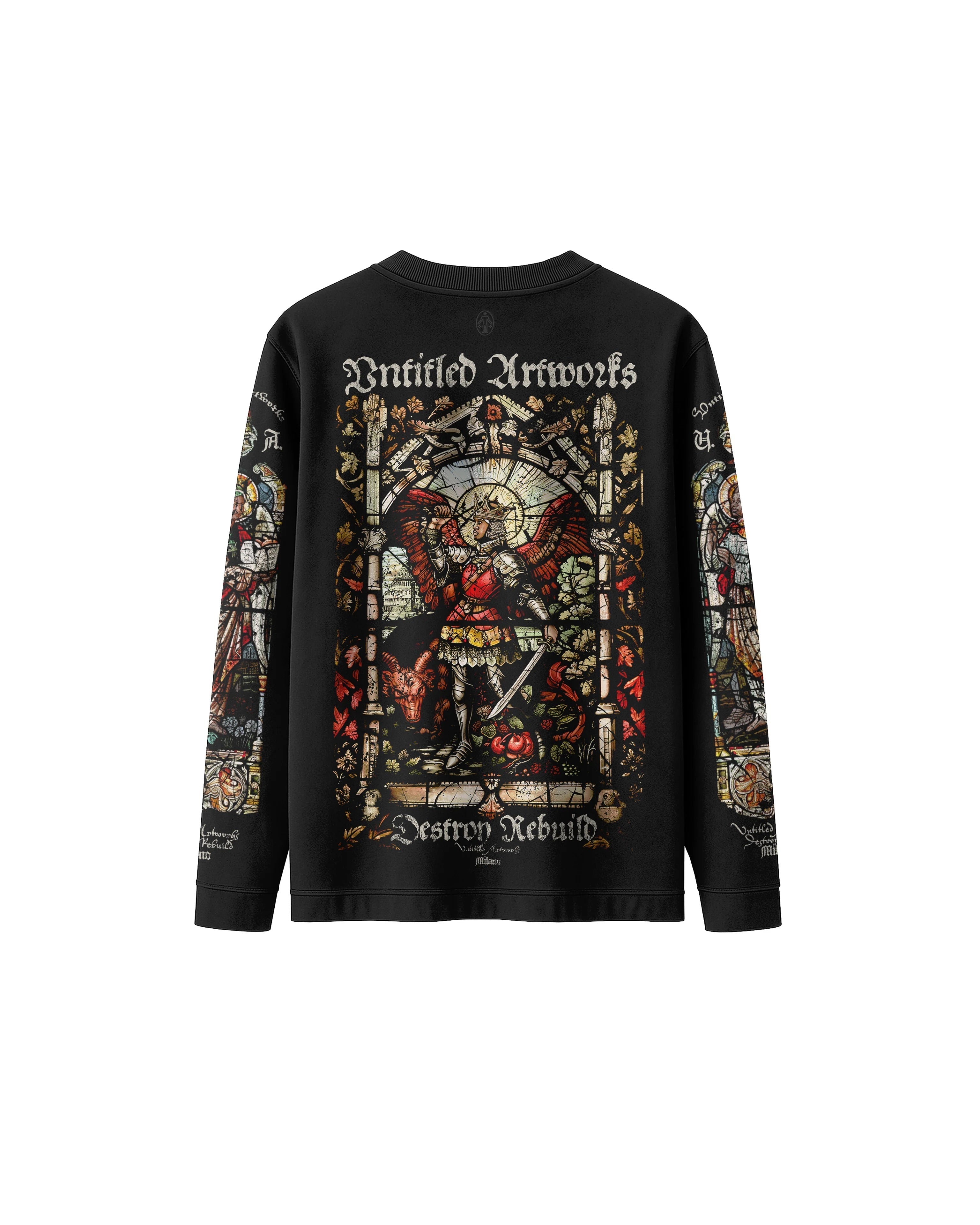 【Untitled Artworks】Tee Long Sleeve Cathedral Black