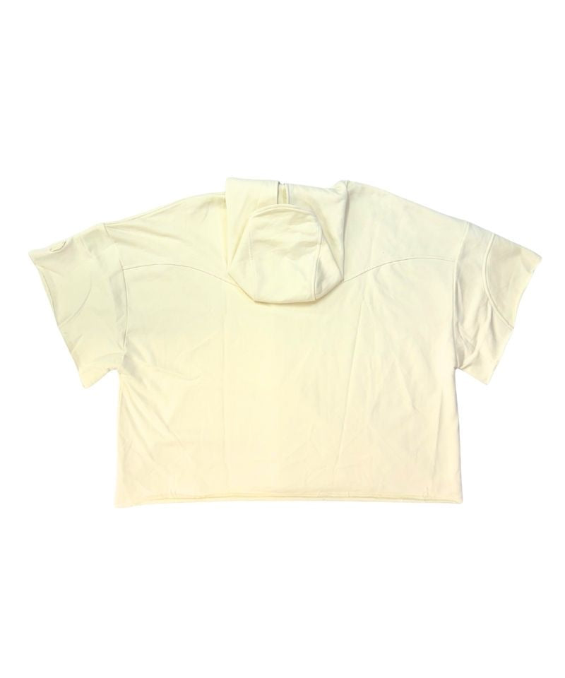 【Untitled Artworks】Hoodie Poncho Cream
