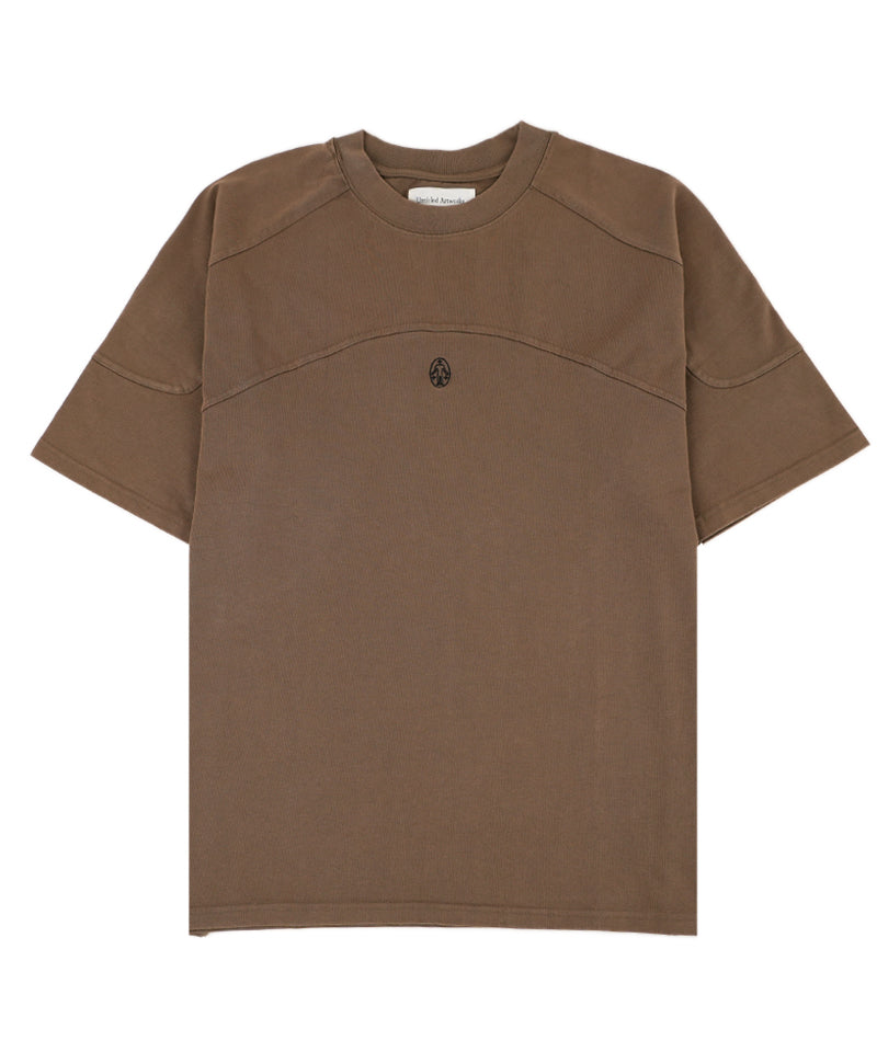 【UNTITLED ARTWORKS】Tee Panels Armour BROWN