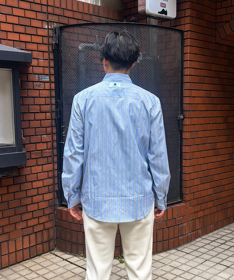 【GAMS NOTE】Frog Shirt / Light Blue