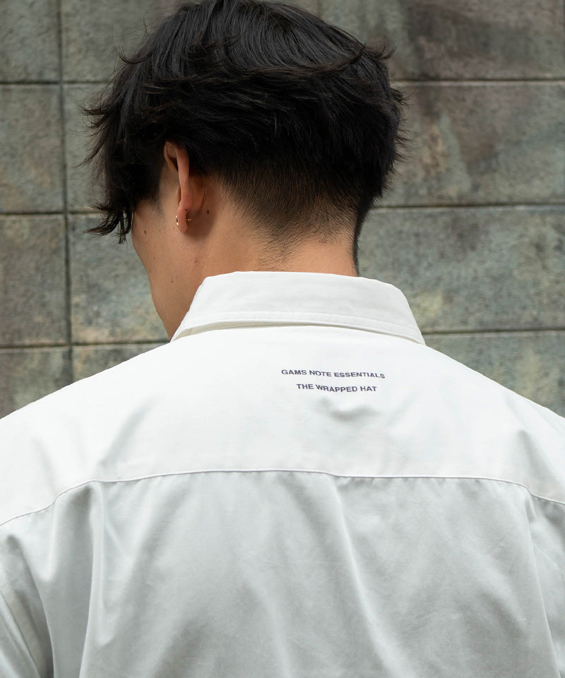 【GAMS NOTE】Cap Shirt / White