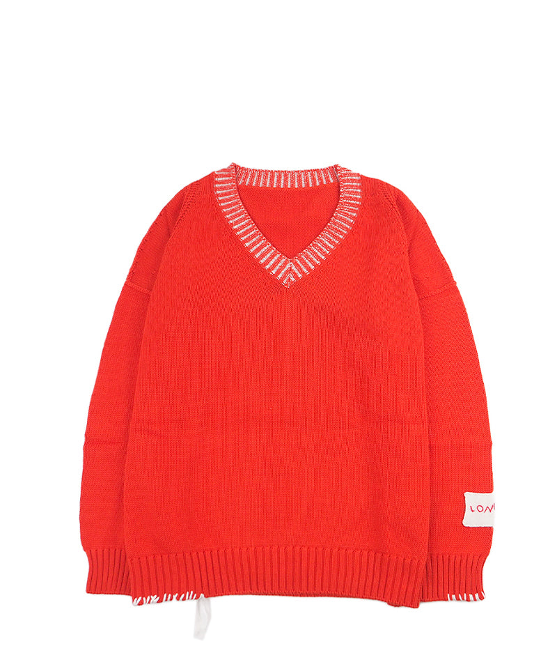 【LONGO】KNIT SWEATER / RAW