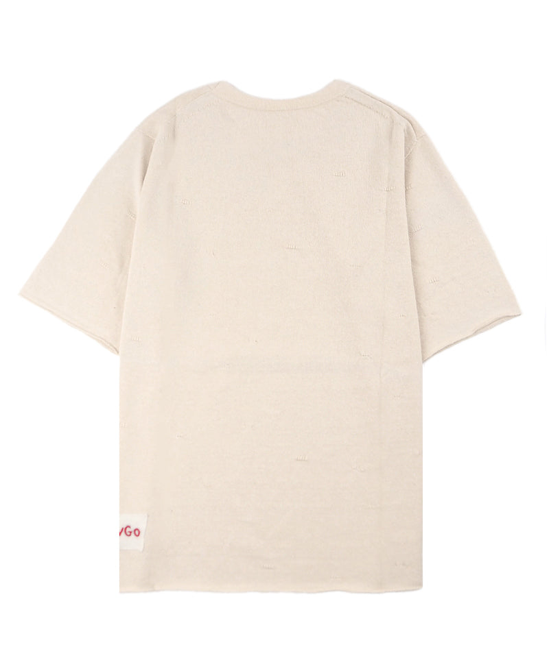 【LONGO】COTTON SUMMER KNIT / RAW