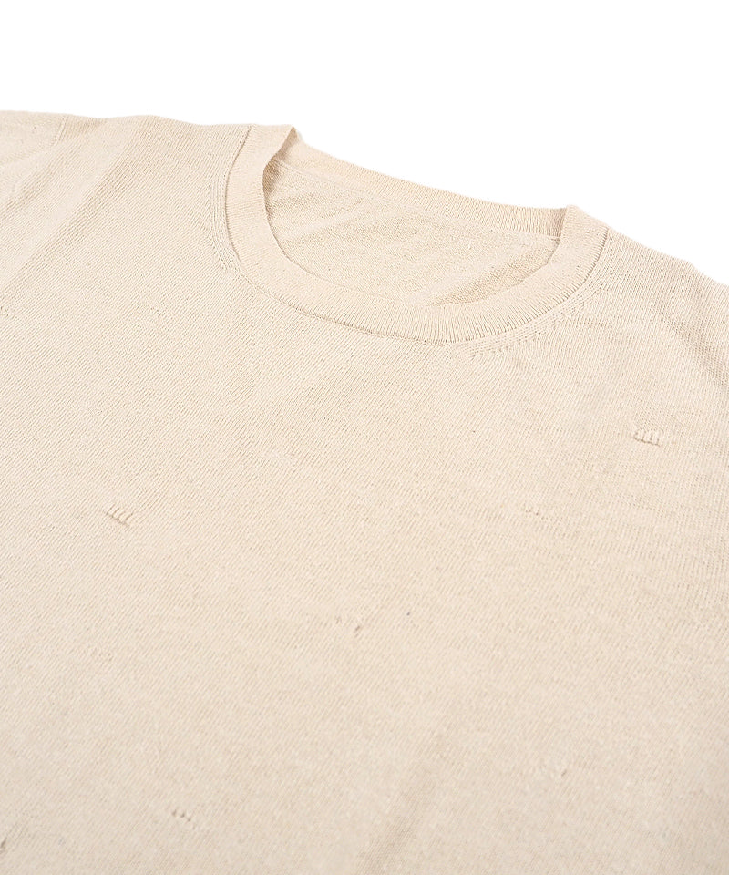 【LONGO】COTTON SUMMER KNIT / RAW