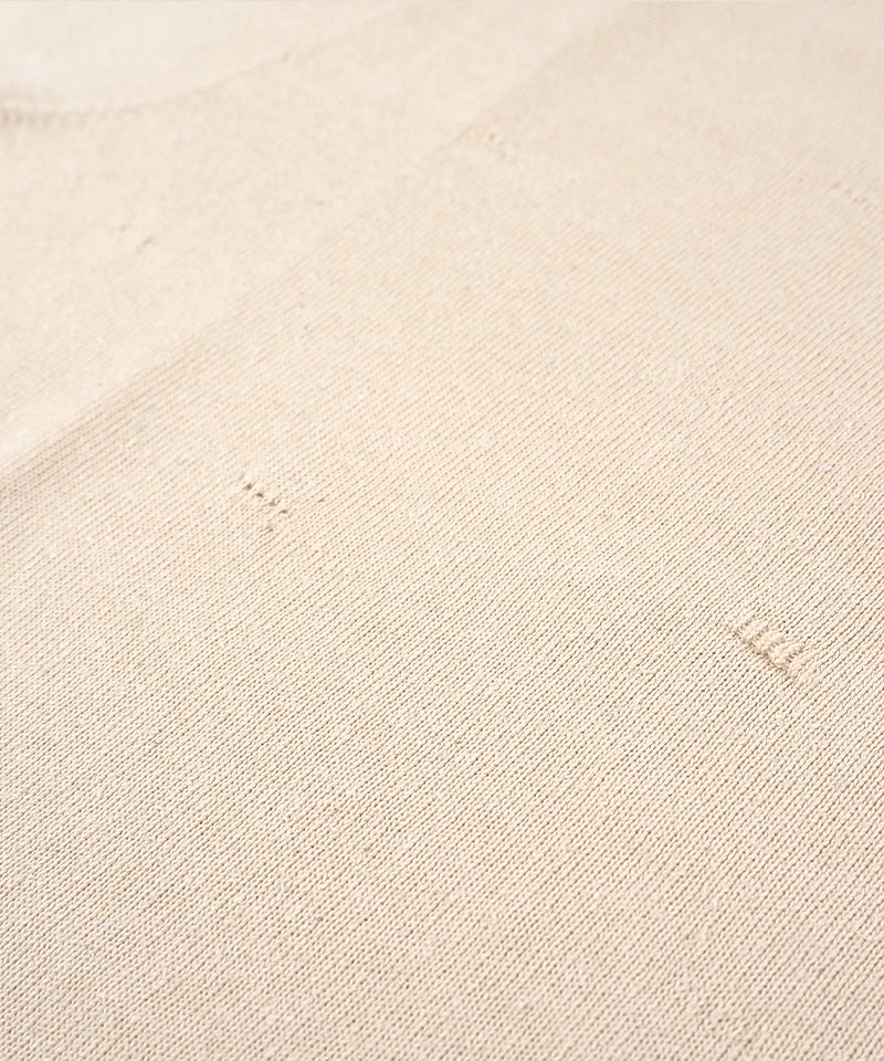 【LONGO】COTTON SUMMER KNIT / RAW