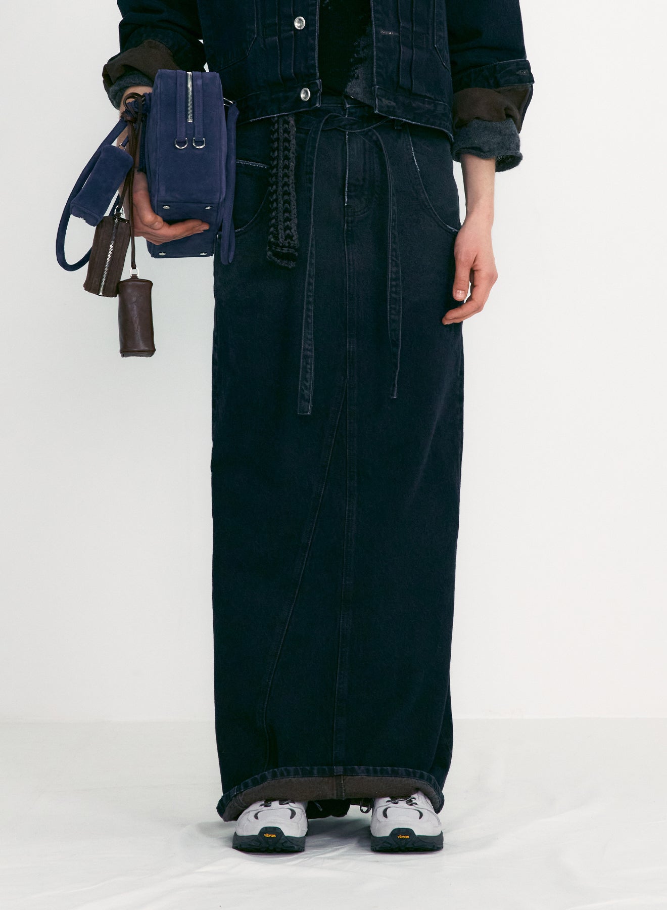[17END X LOW CLASSIC] DENIM　MAXI SKIRT