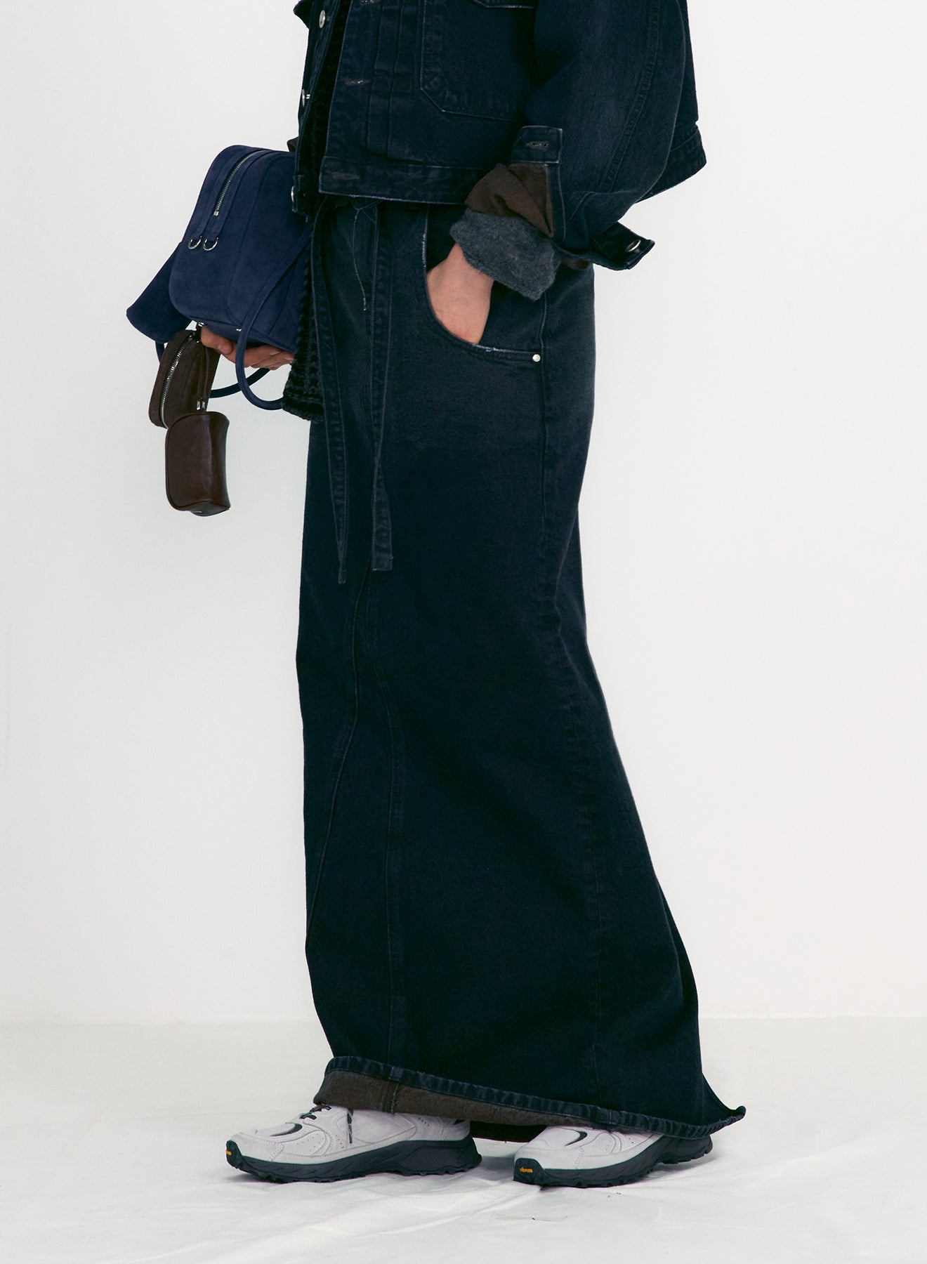 [17END X LOW CLASSIC] DENIM　MAXI SKIRT