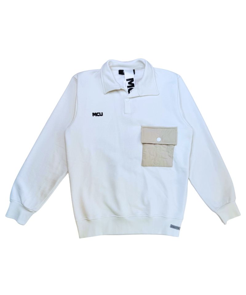 【MCU】 Polo (Felpa Polo, Dettagli Tasca Trapuntata)