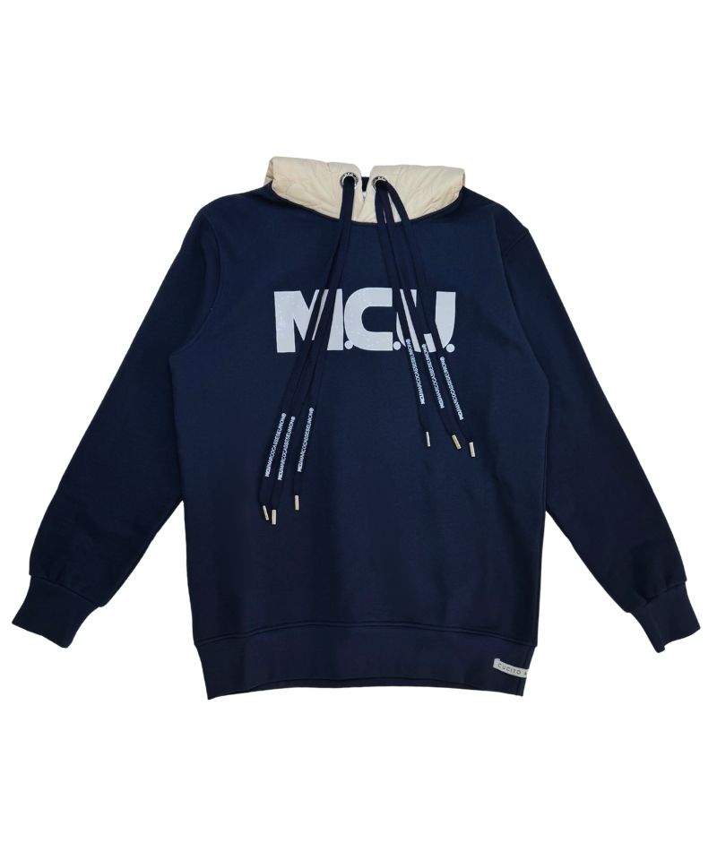 【MCU】 Hoodie (Felpa Cappuccio, Dettagli Trapuntati)