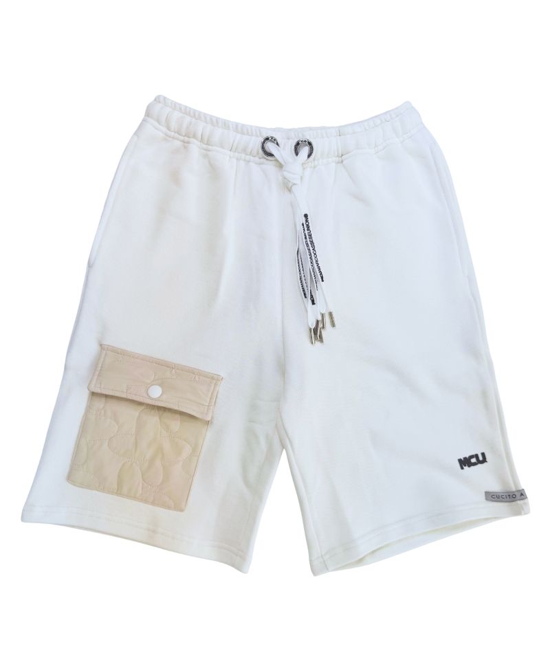 【MCU】 Short pants (Bermuda Felpa, Dettagli Tasca Trapuntata)