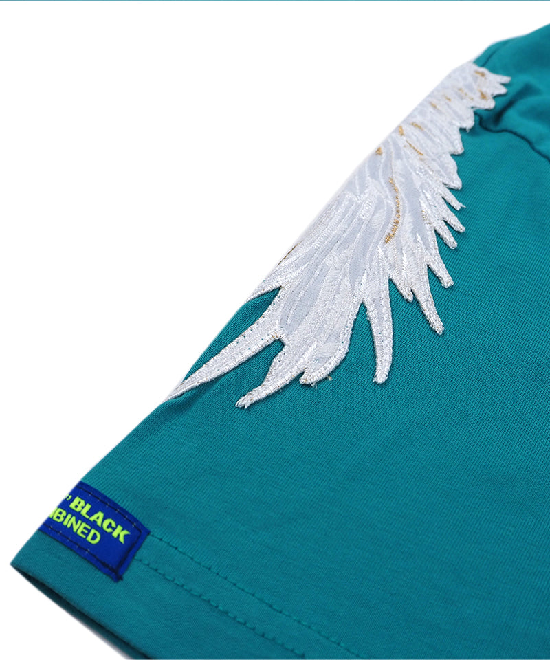 MOD WAVE MOVEMENT Feather Logo Short Sleeve T-Shirt MW062021819