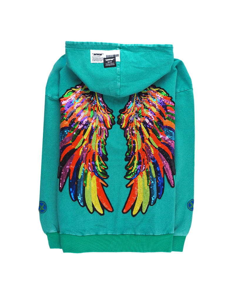 【MWM】WINGS CAPSULE HOODIE / Green