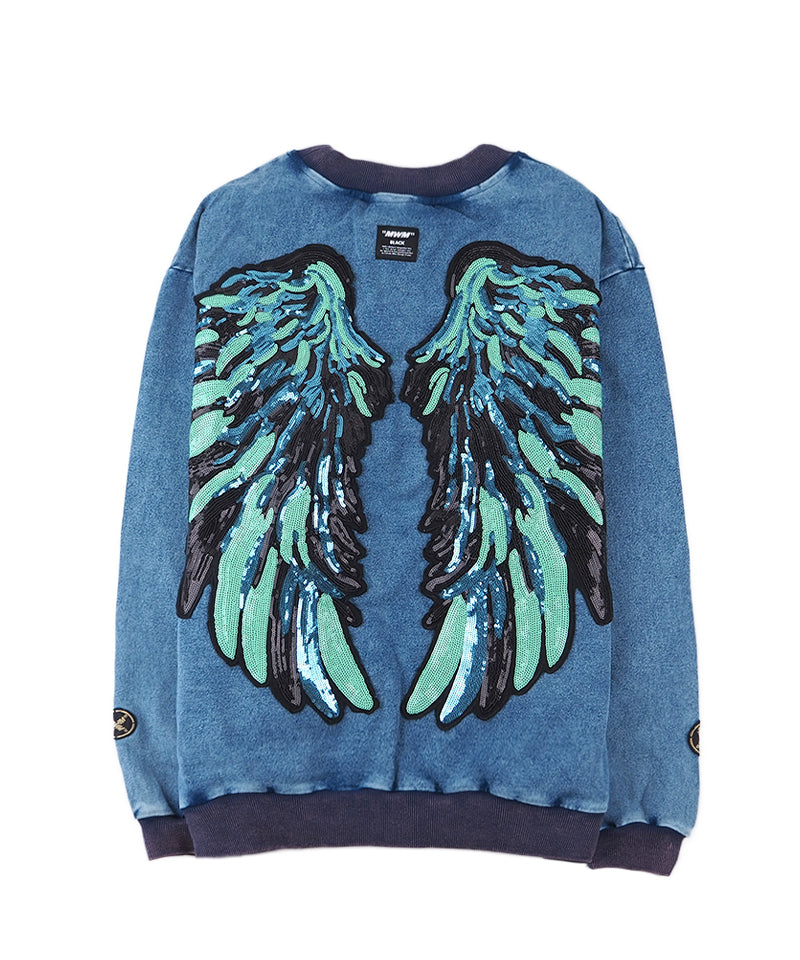 【MWM】WINGS CAPSULE HOODIE / Blue