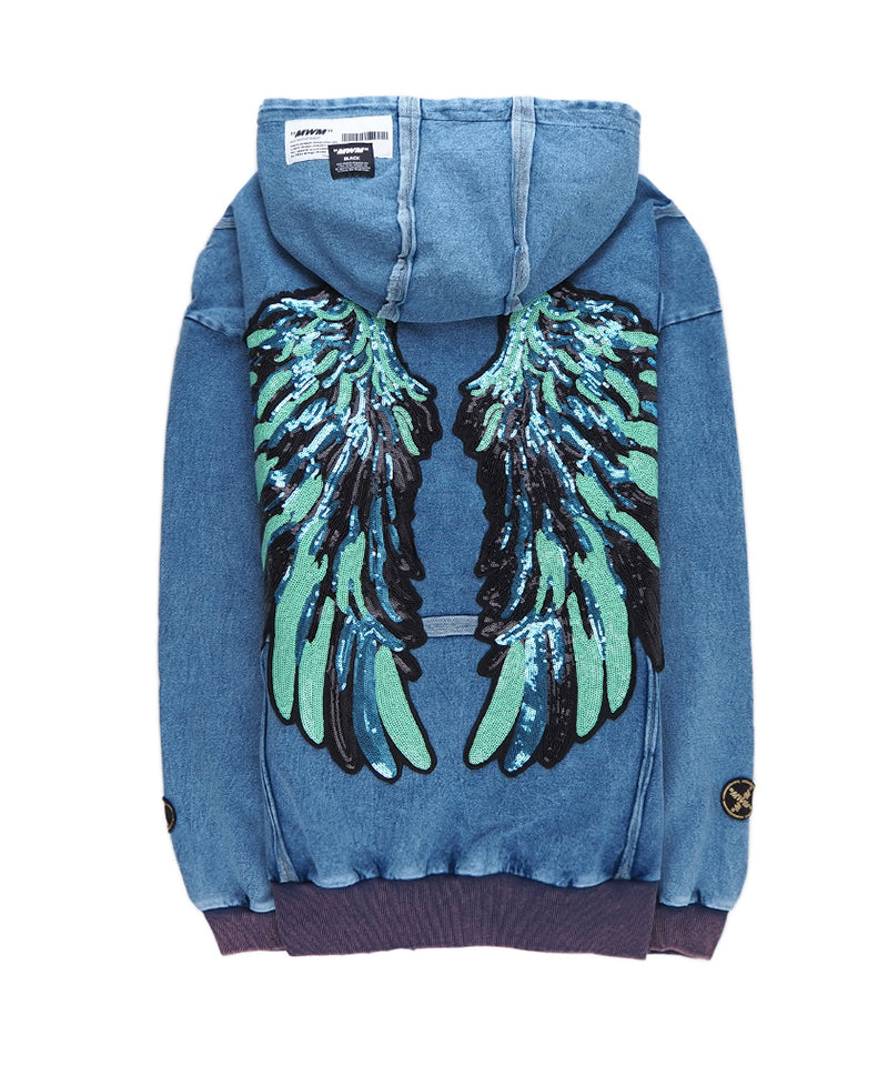 【MWM】WINGS CAPSULE HOODIE / Blue