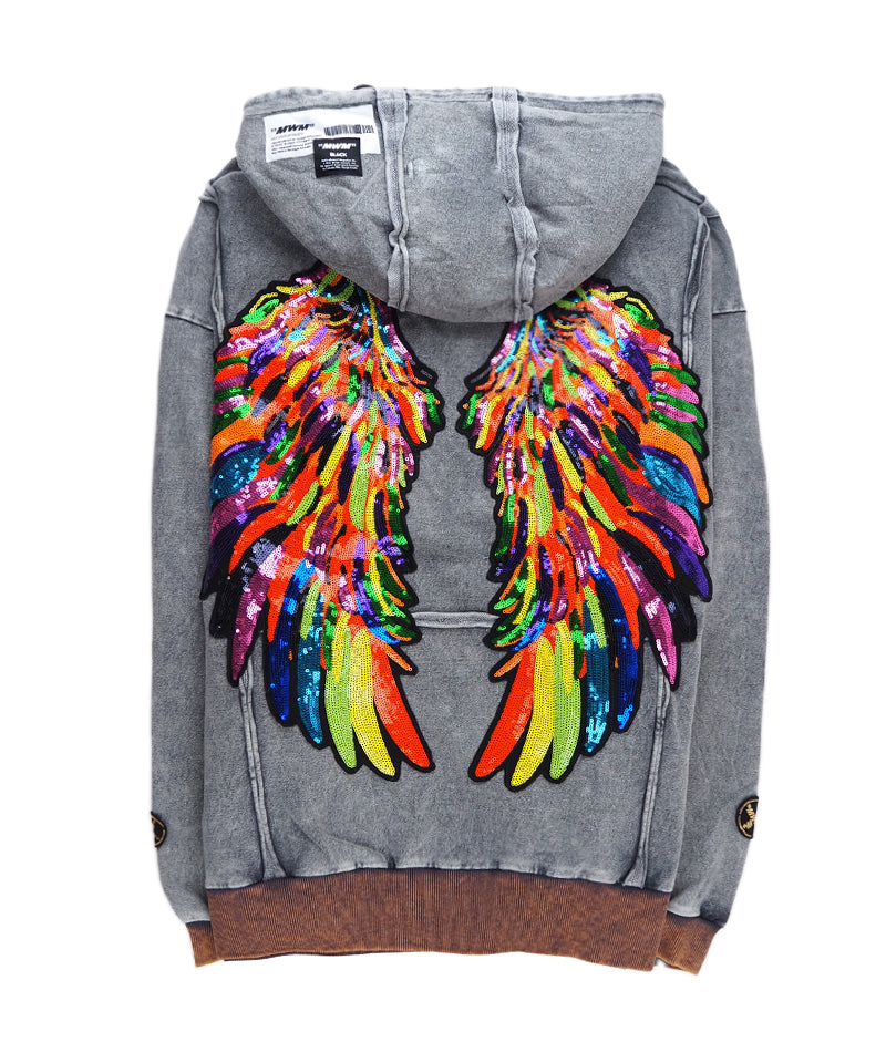 【MWM】WINGS CAPSULE HOODIE / Gray