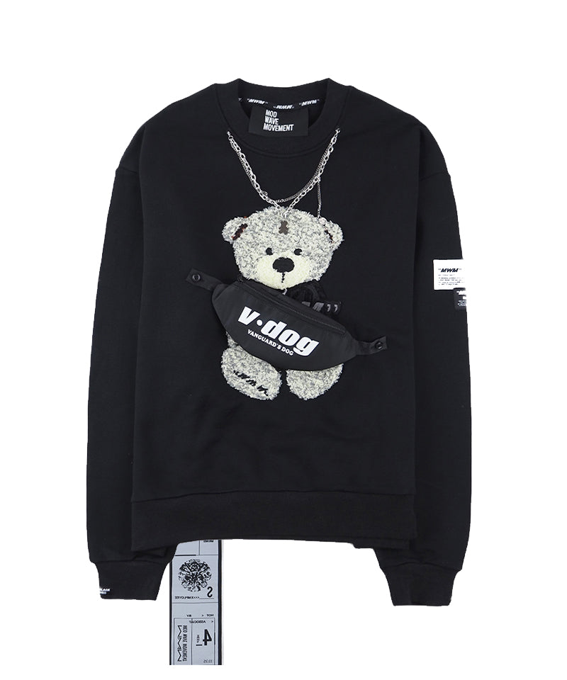 【MWM】TEDDY CAPSULE SWEATSHIRT / Black