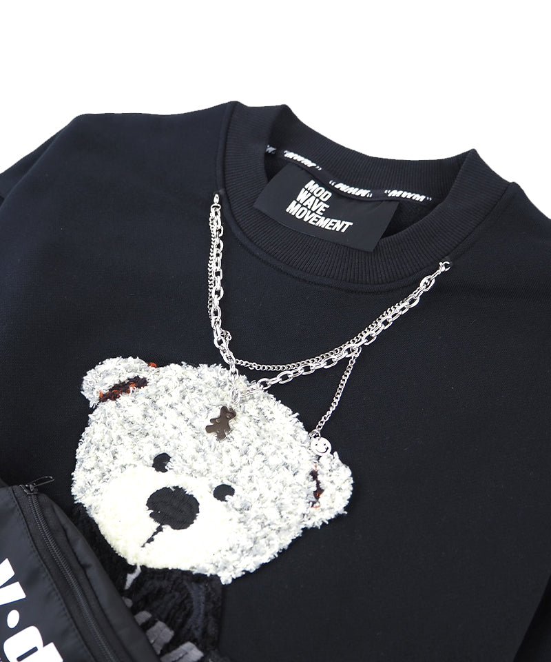 【MWM】TEDDY CAPSULE SWEATSHIRT / Black