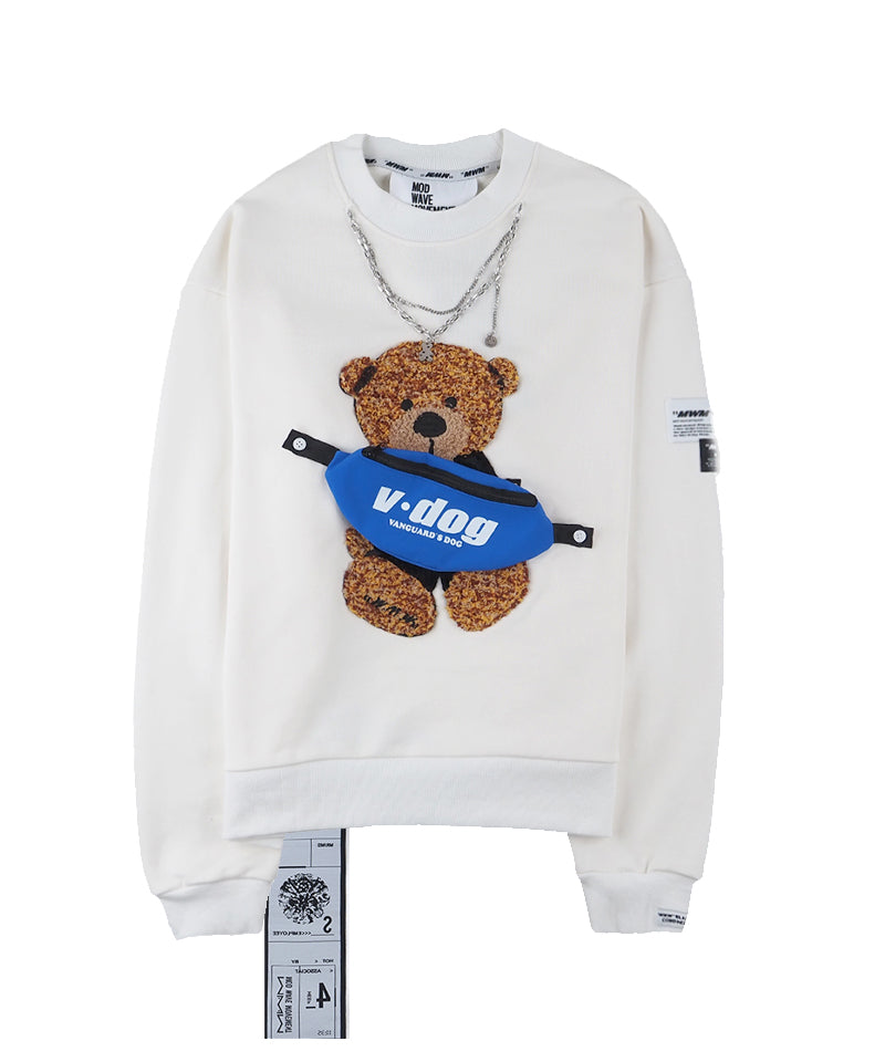 【MWM】TEDDY CAPSULE SWEATSHIRT / White