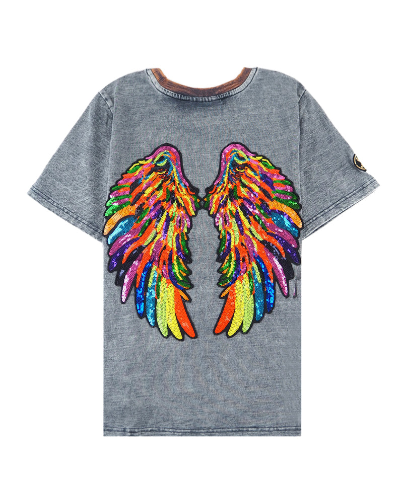 【MWM】WINGS CAPSULE WOMEN T-SHIRT / Gray