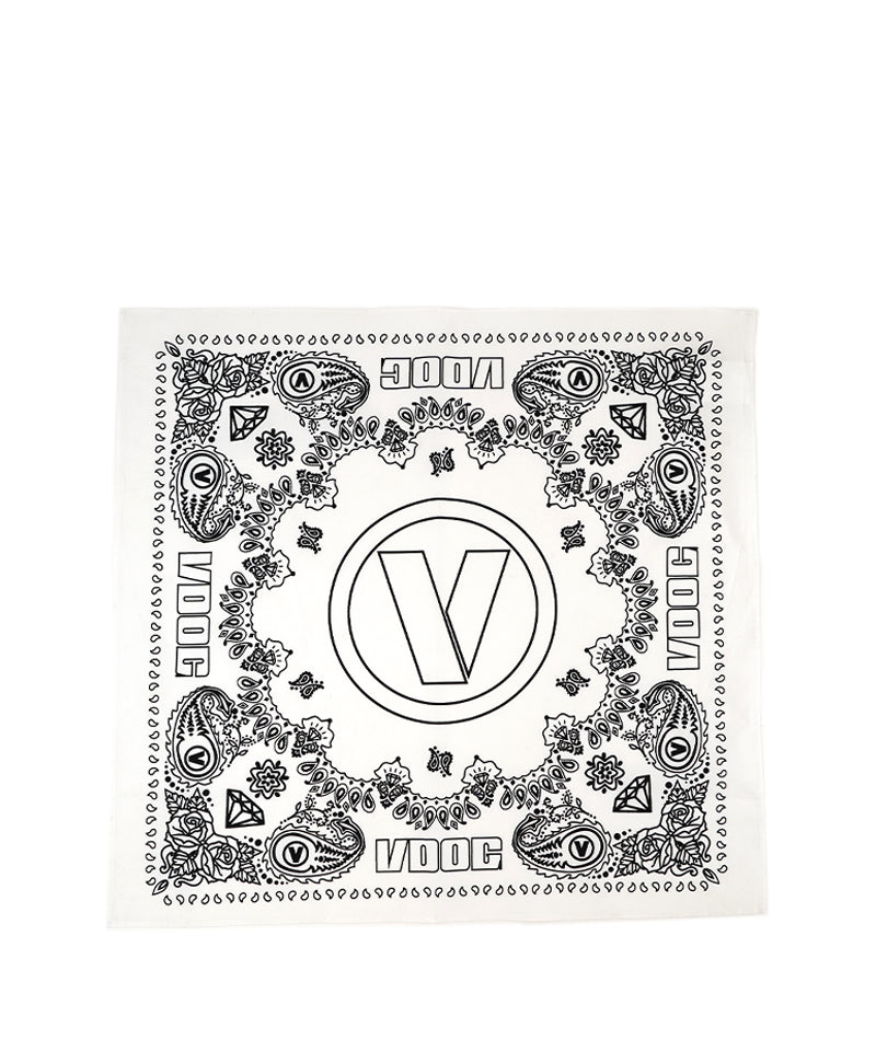 【MWM】BANDANA SCARF WHITE