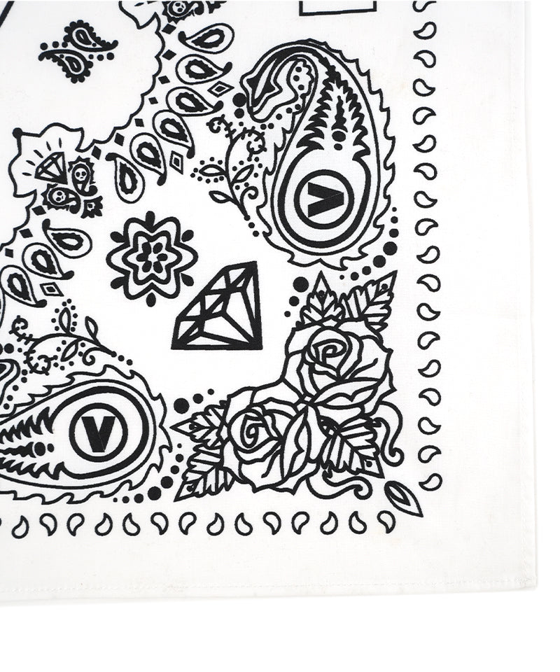 【MWM】BANDANA SCARF WHITE