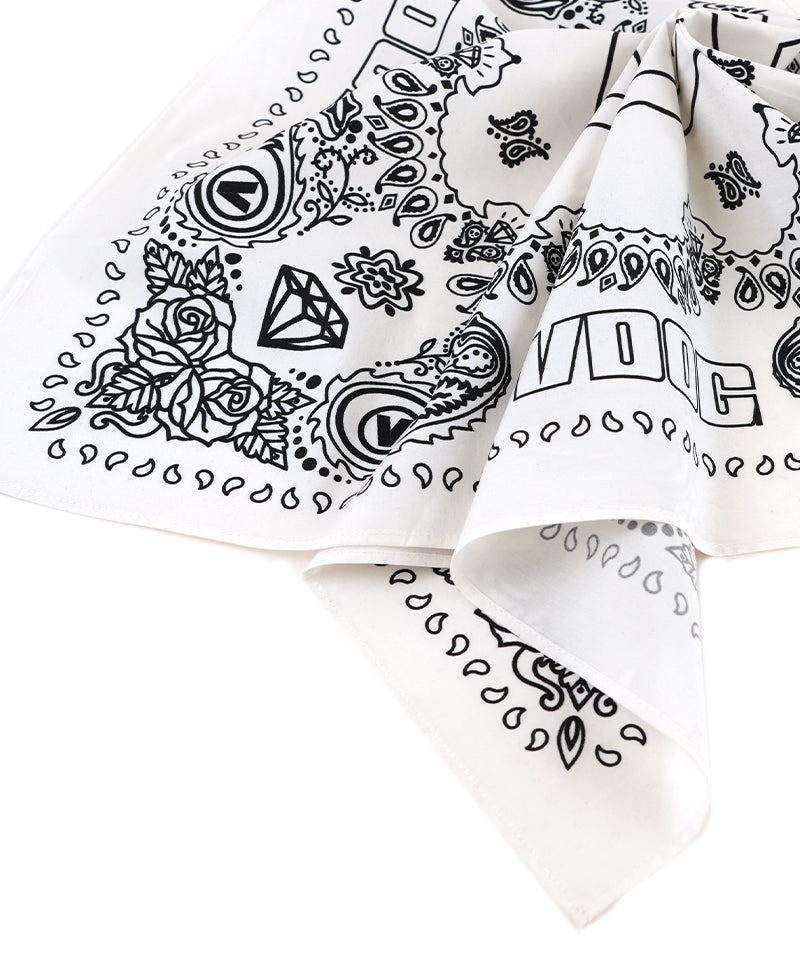 【MWM】BANDANA SCARF WHITE