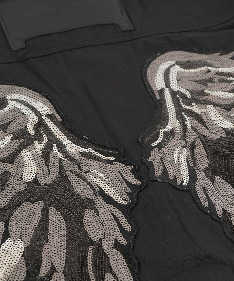 【MWM】WINGS SHIRT BLACK