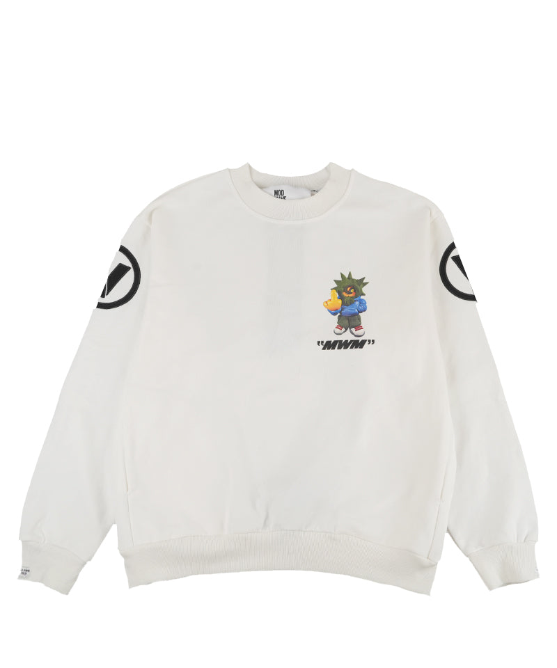 【MWM】SWEATSHIRT WHITE