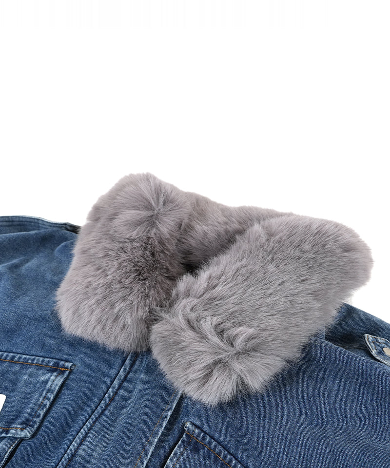 【MWM】TEDDY DENIM COAT