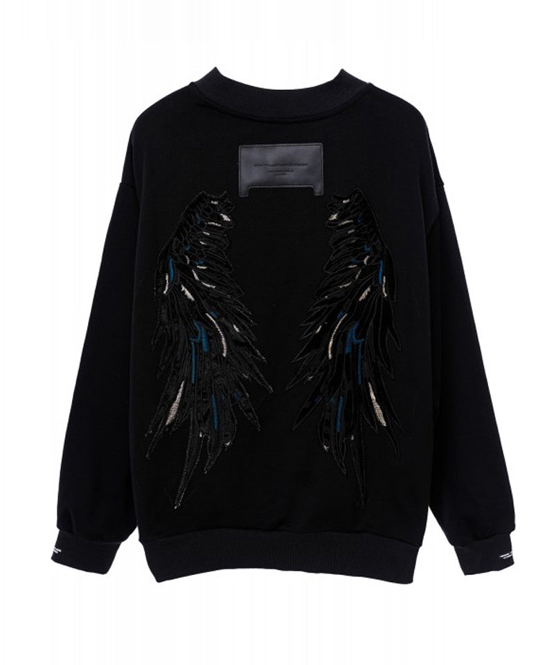 【MWM】WINGS SWEATSHIRT BLACK